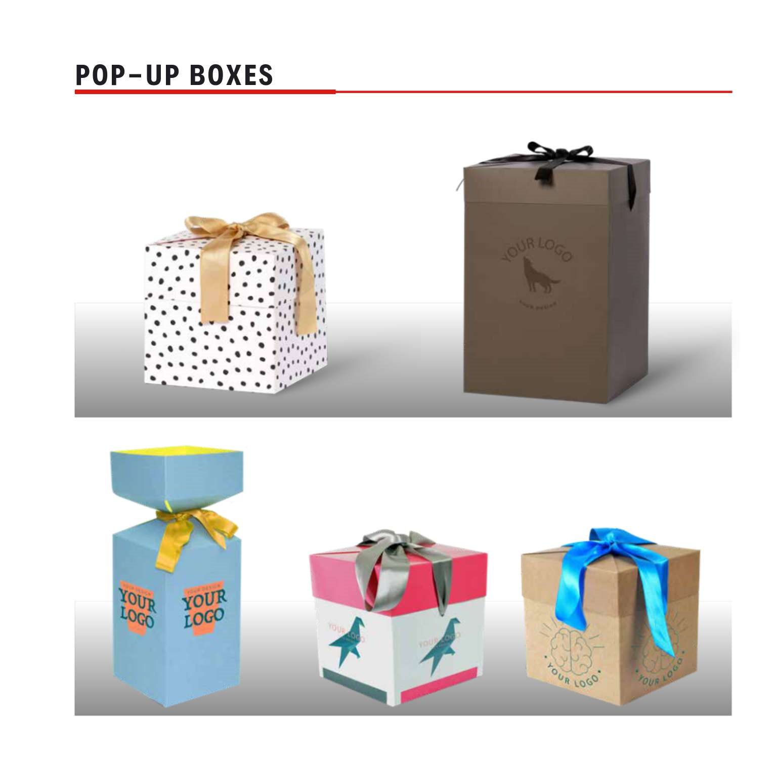 pop-up boxes